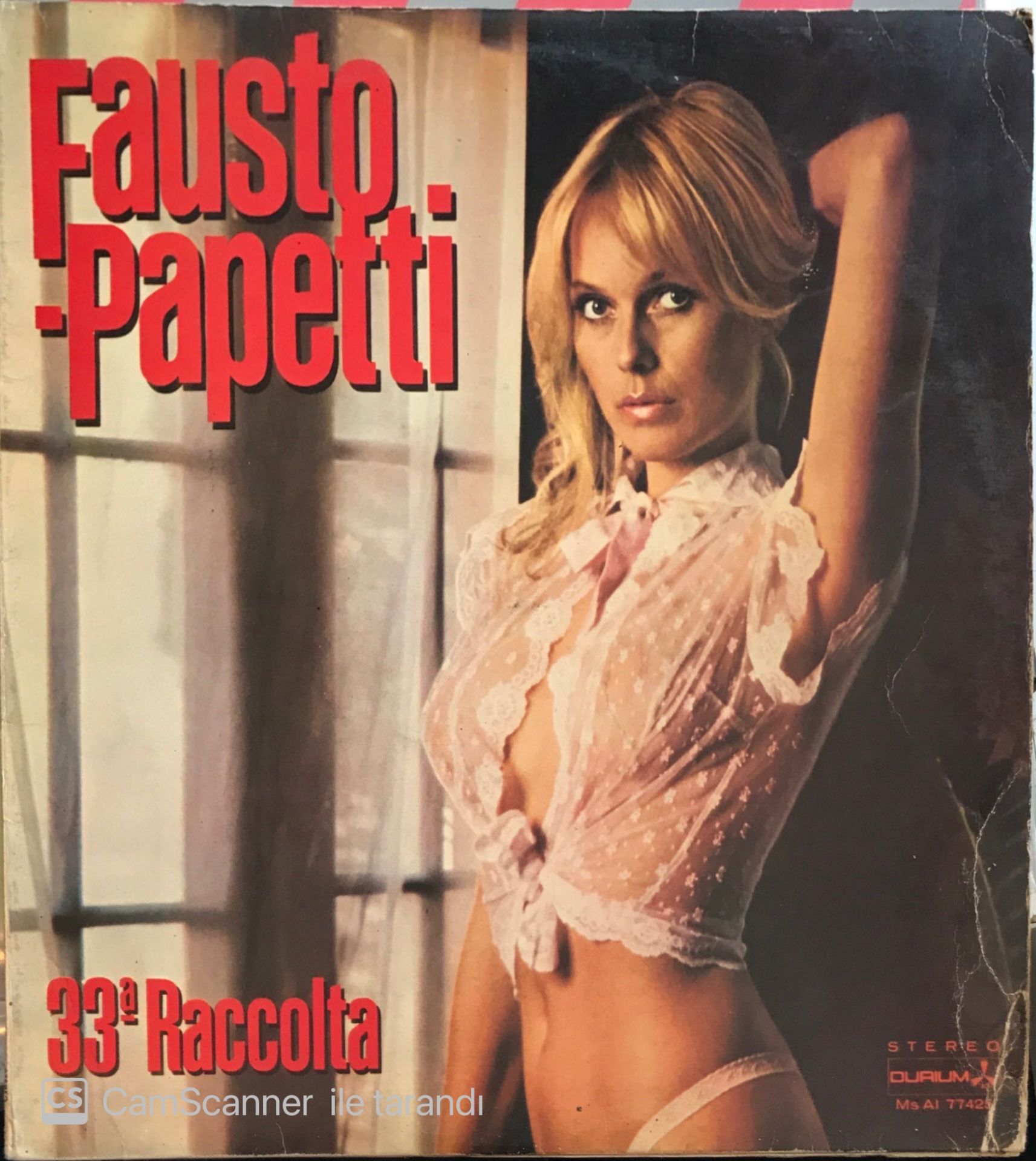 Fausto Papetti Sax 33a Racolta LP