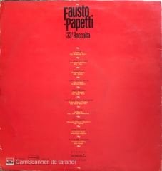 Fausto Papetti Sax 33a Racolta LP