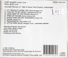 Chet Baker & Paul Bley - Diane - CD
