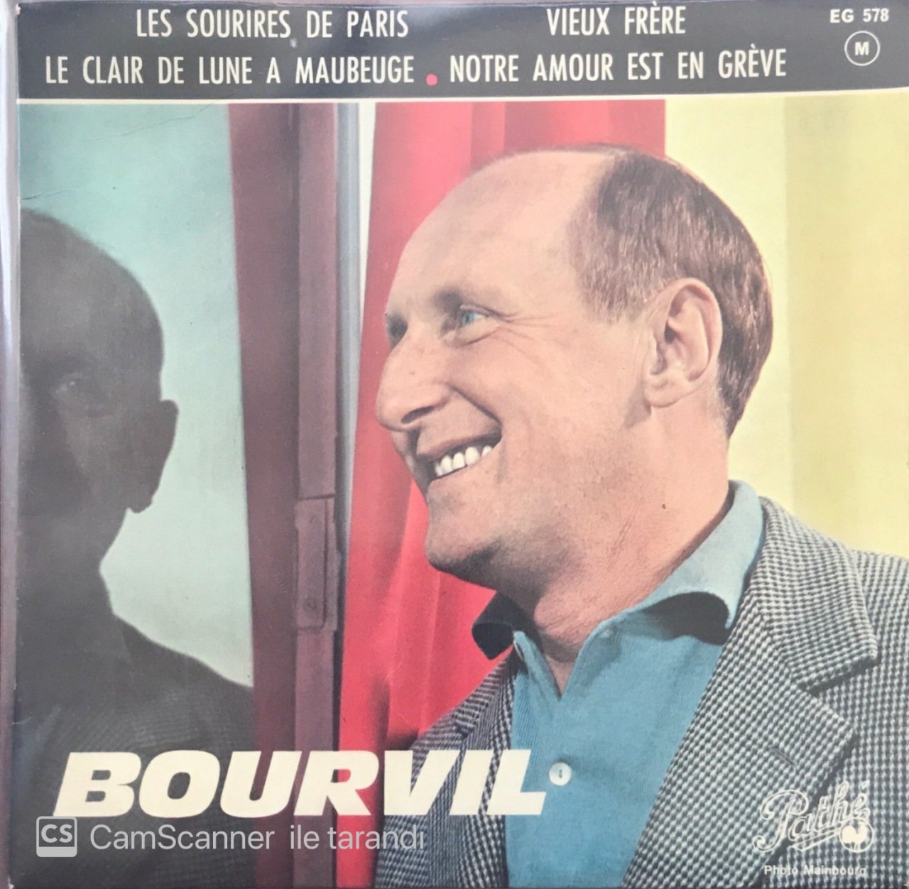 Bourvil Les Sourires De Paris 45lik