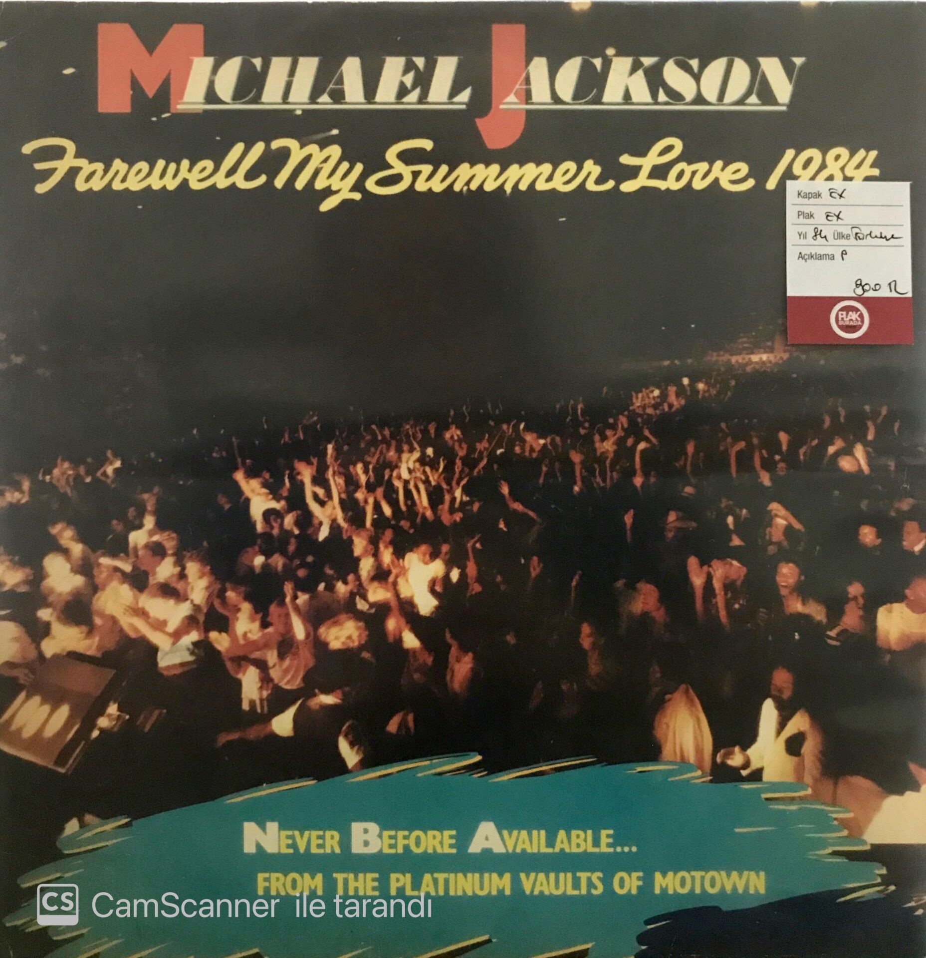 Michael Jackson Farewell My Summer Love 1984 LP