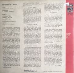 Herbert von Karajan, Orchestra Philharmonia Di Londra Sinfonie Di Rossini LP