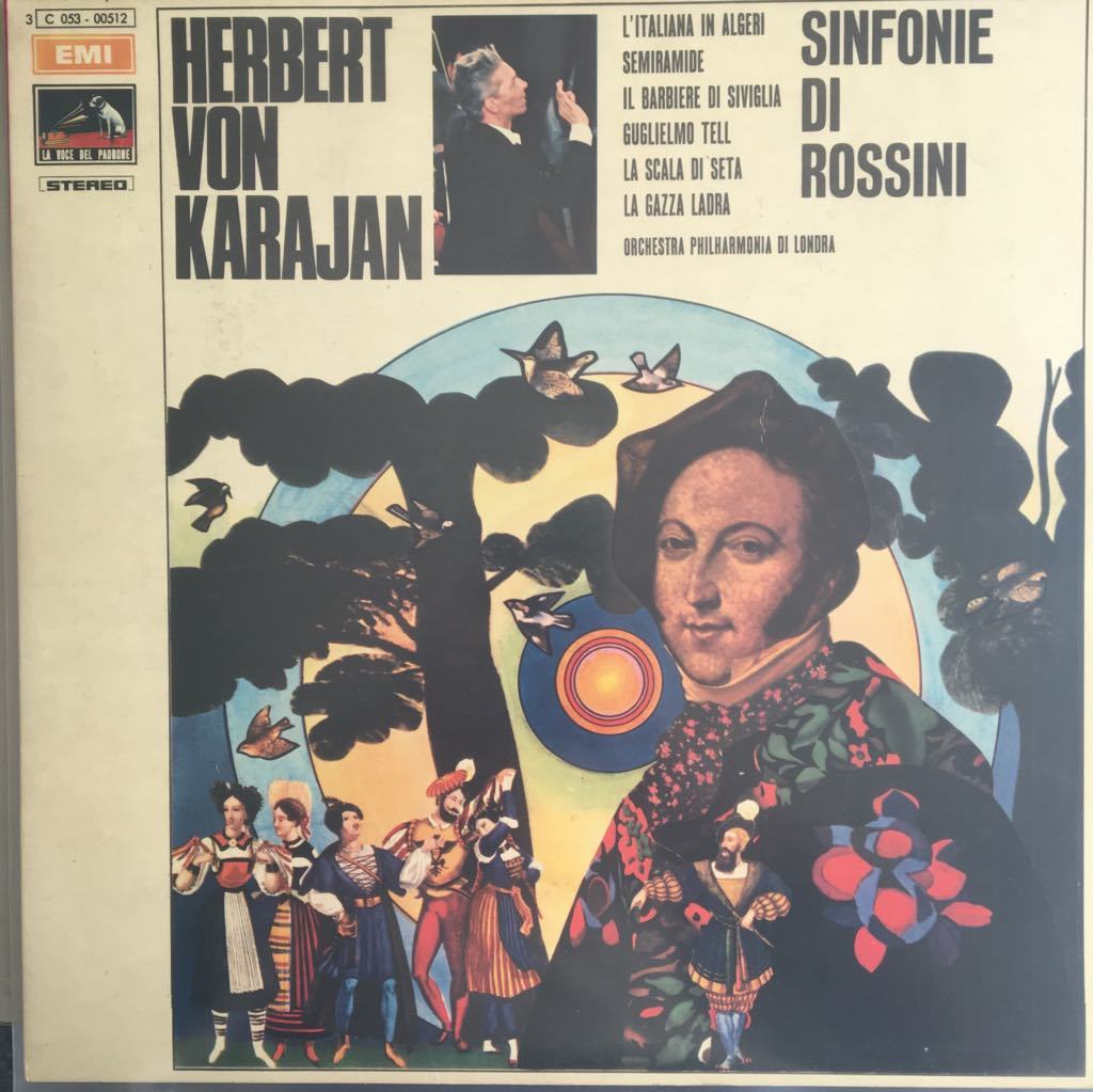 Herbert von Karajan, Orchestra Philharmonia Di Londra Sinfonie Di Rossini LP