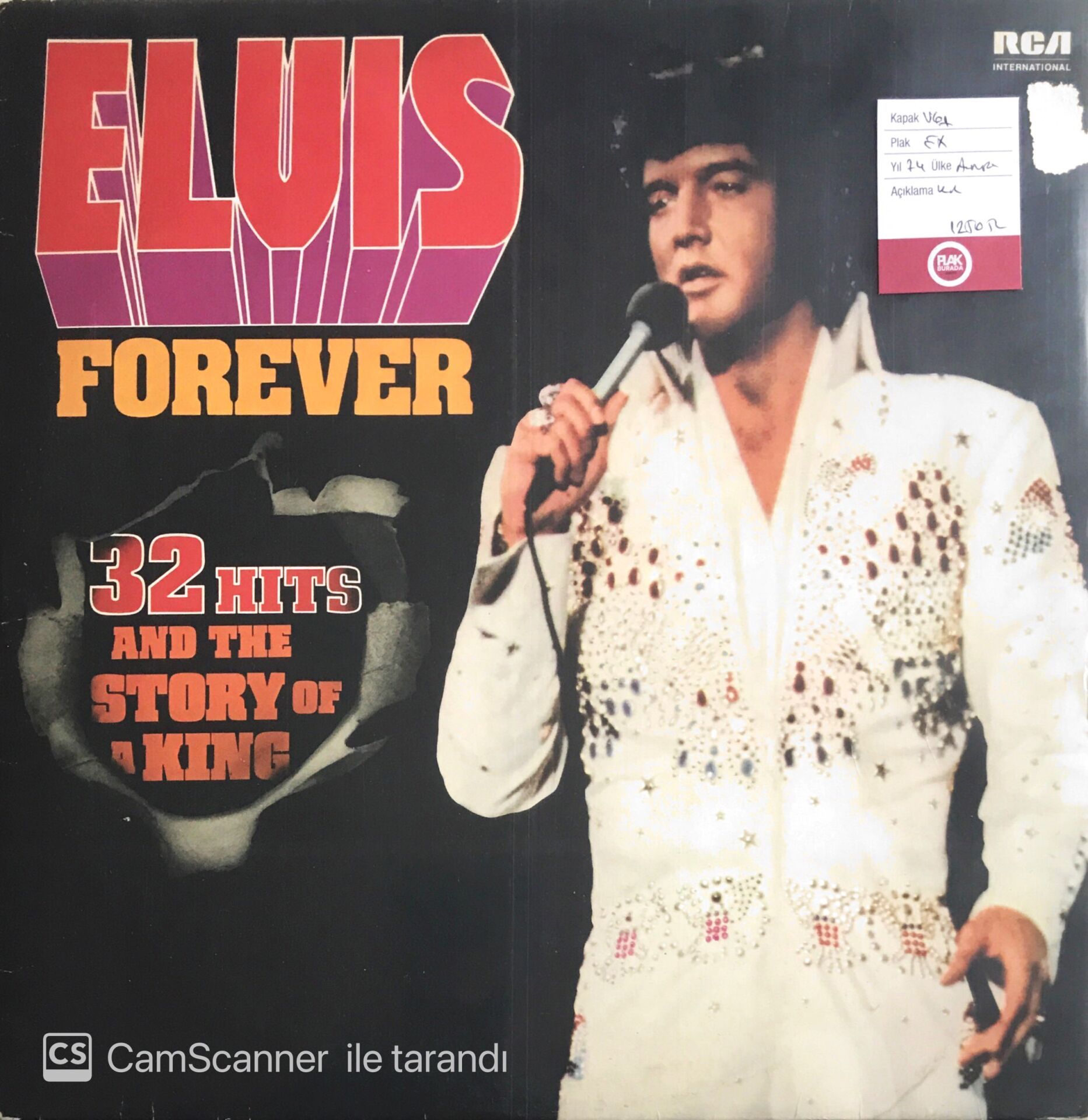 Elvis Forever 32 Hits And The Story Of A King Double LP