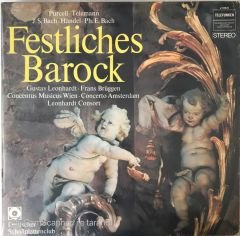 Purcell Telemann J.S. Bach Handel Ph. E. Bach - Festliches Barock Double LP