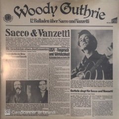 Woody Guthrie 12 Balladen Über Sacco Und Vanzetti LP