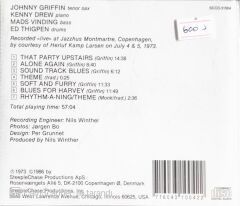 Johnny Griffin Quartet - Blues For Harvey - CD