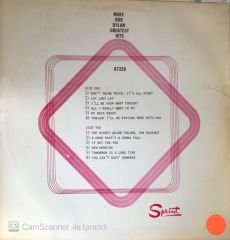 More Bob Dylan Greatest Hits LP