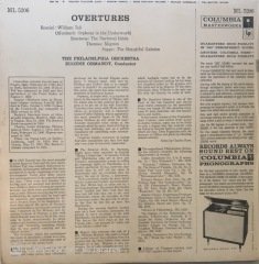 William Tell Overture The Philadelphia Orchestra Eugene Ormandy LP