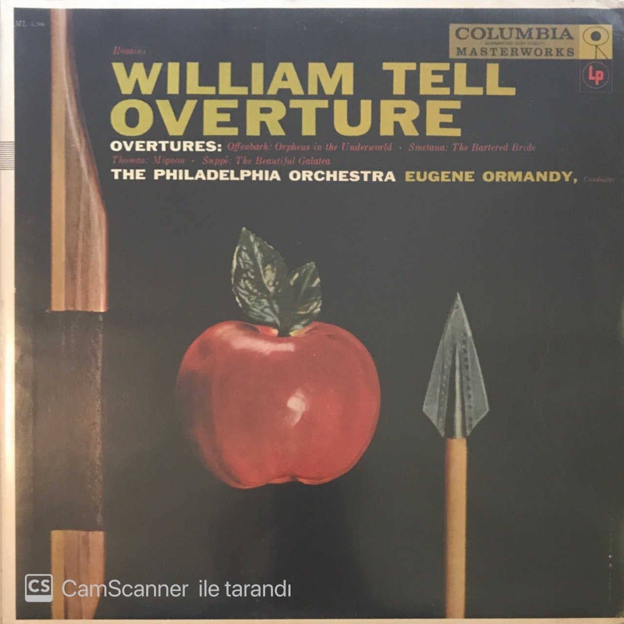 William Tell Overture The Philadelphia Orchestra Eugene Ormandy LP
