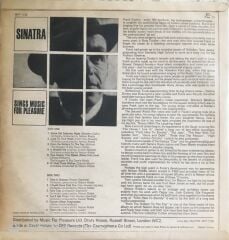 Frank Sinatra - Sings Music For Pleasure - LP