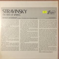 Stravinsky The Rite Of Spring LP