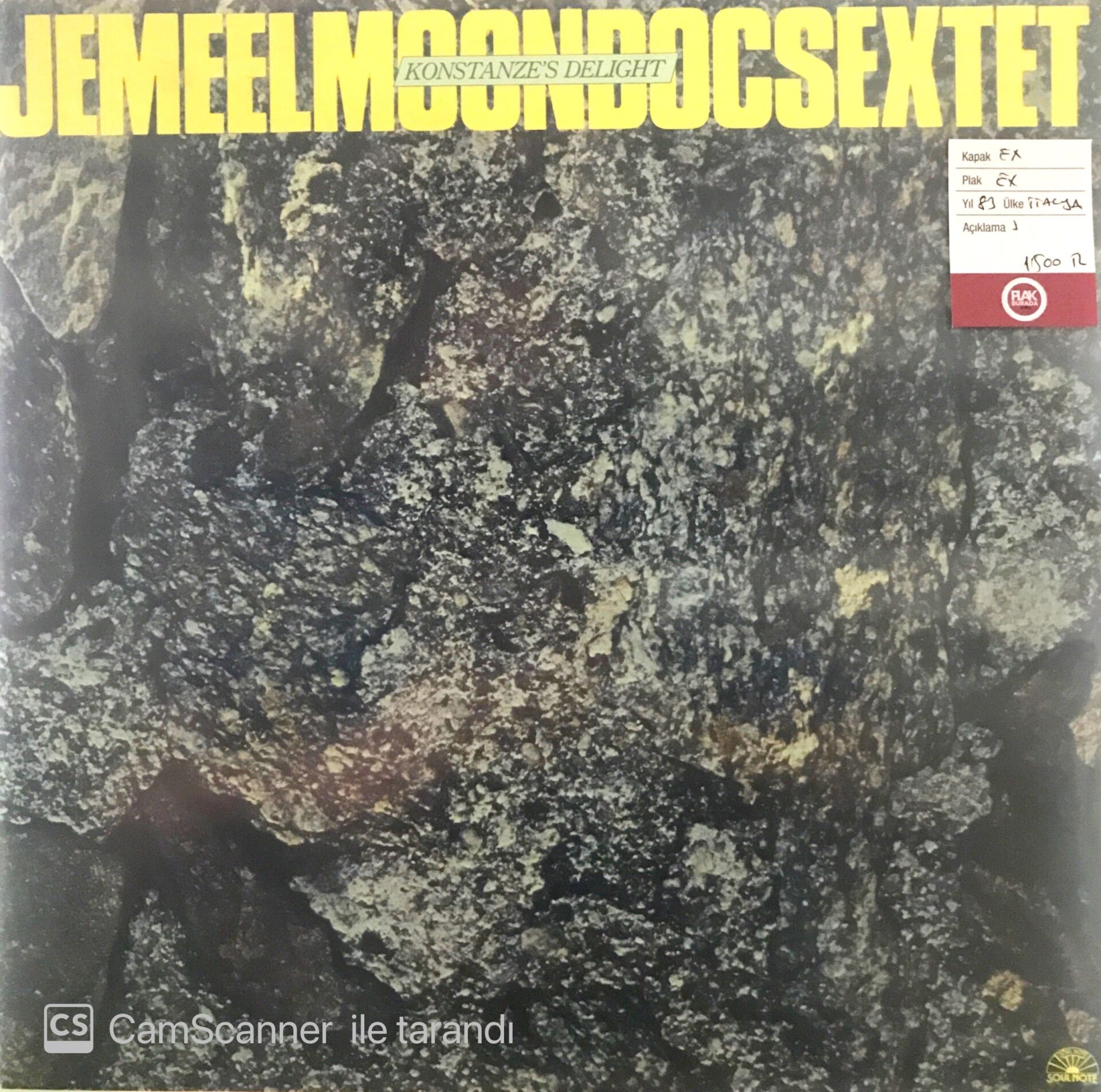 Jemeel Moondoc Sextet - Konstanze's Delight LP