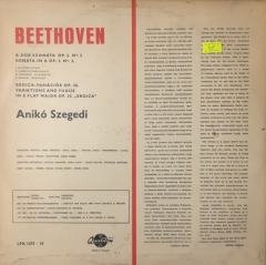 Anikó Szegedi, Beethoven  Sonat No.2 In A Op..2 No. 2 - Variations & Fugue In EbOp.35. Eroica LP