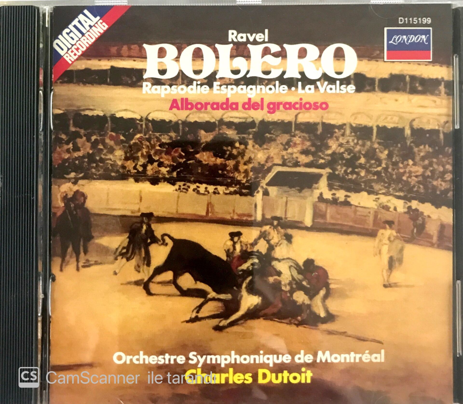Ravel: Bolero - Rapsodie Espagnole - ETC Orchestre Symphonique De Montreal / Dutoit CD