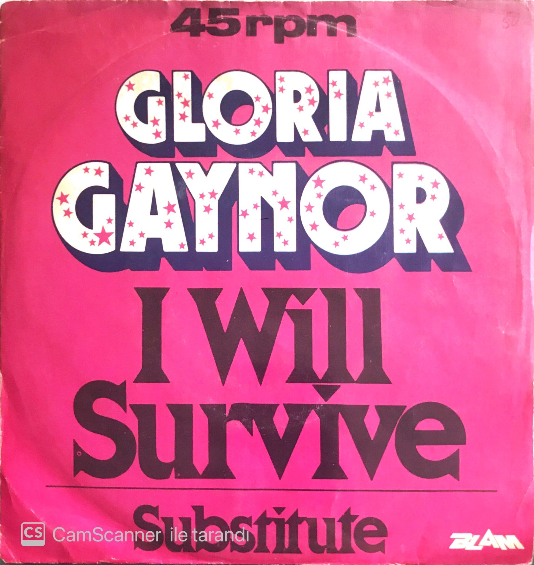 Gloria Gaynor - I Will Survive - 45'lik