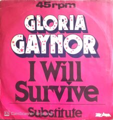 Gloria Gaynor - I Will Survive - 45'lik
