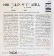 Phil Talks With Quill - The Phil Woods Quartet With Gene Quill - LP