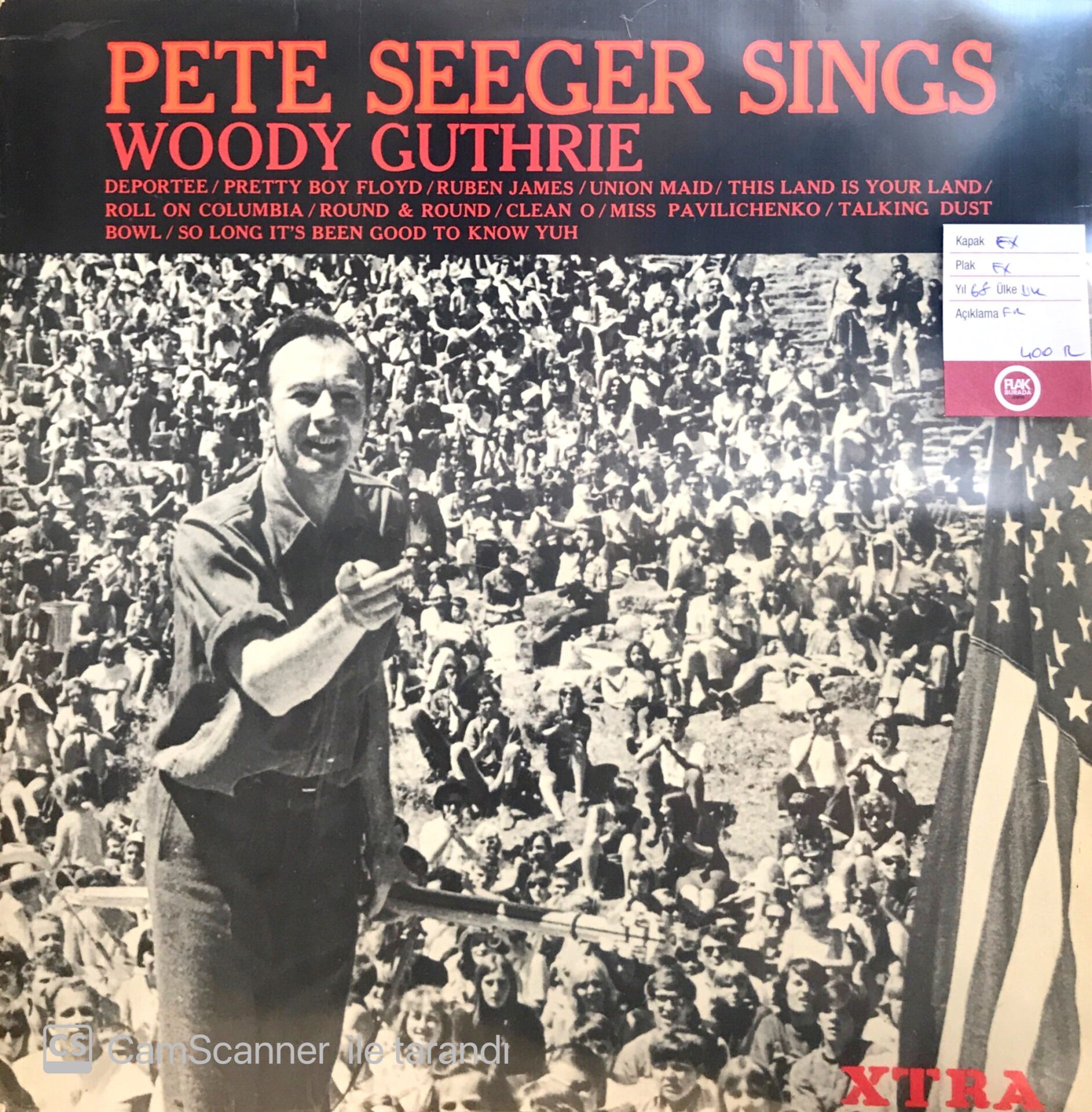 Pete Seeger Sings / Woody Guthrie LP