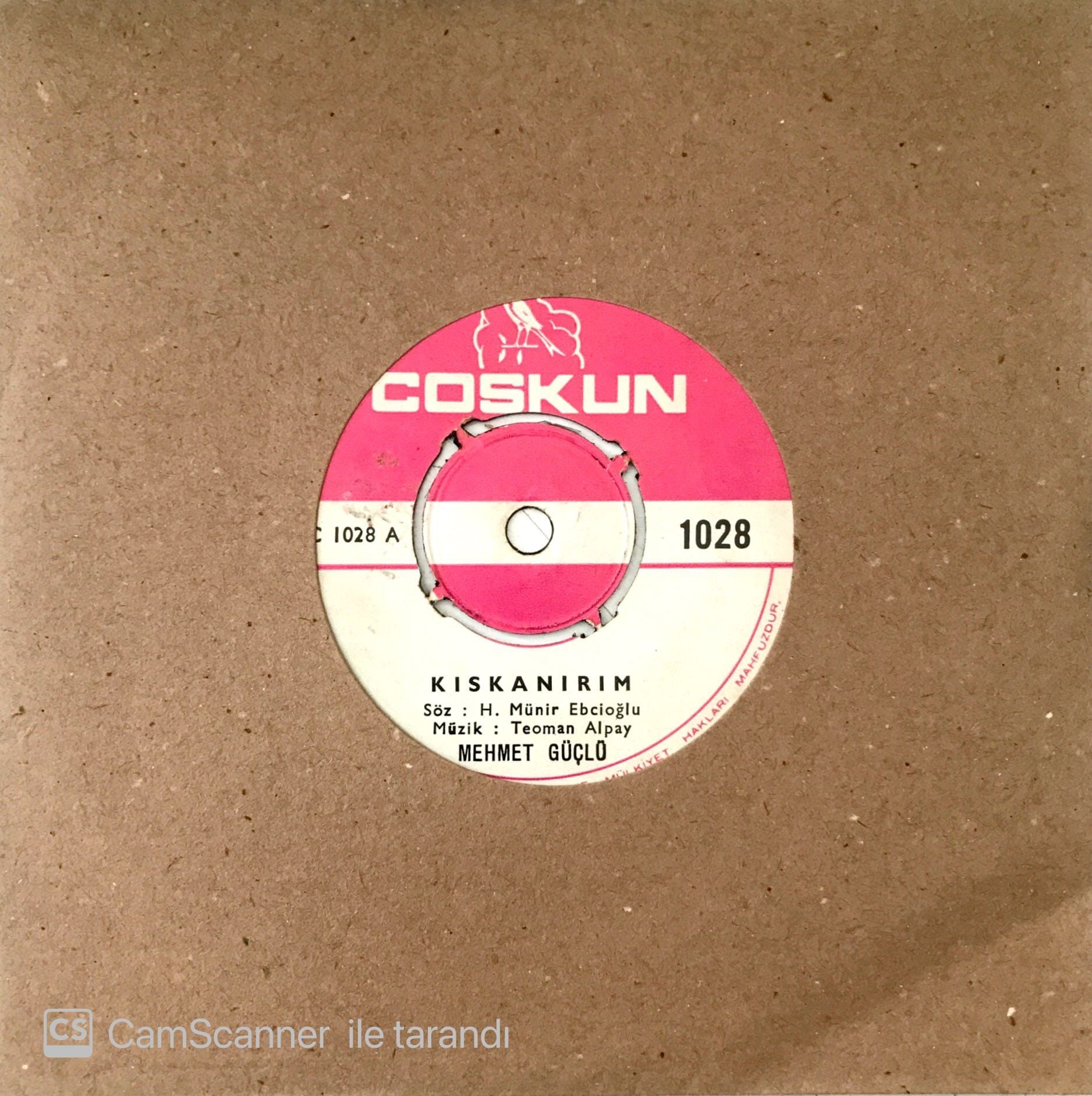 Mehmet Güçlü - Kıskanırım 45lik