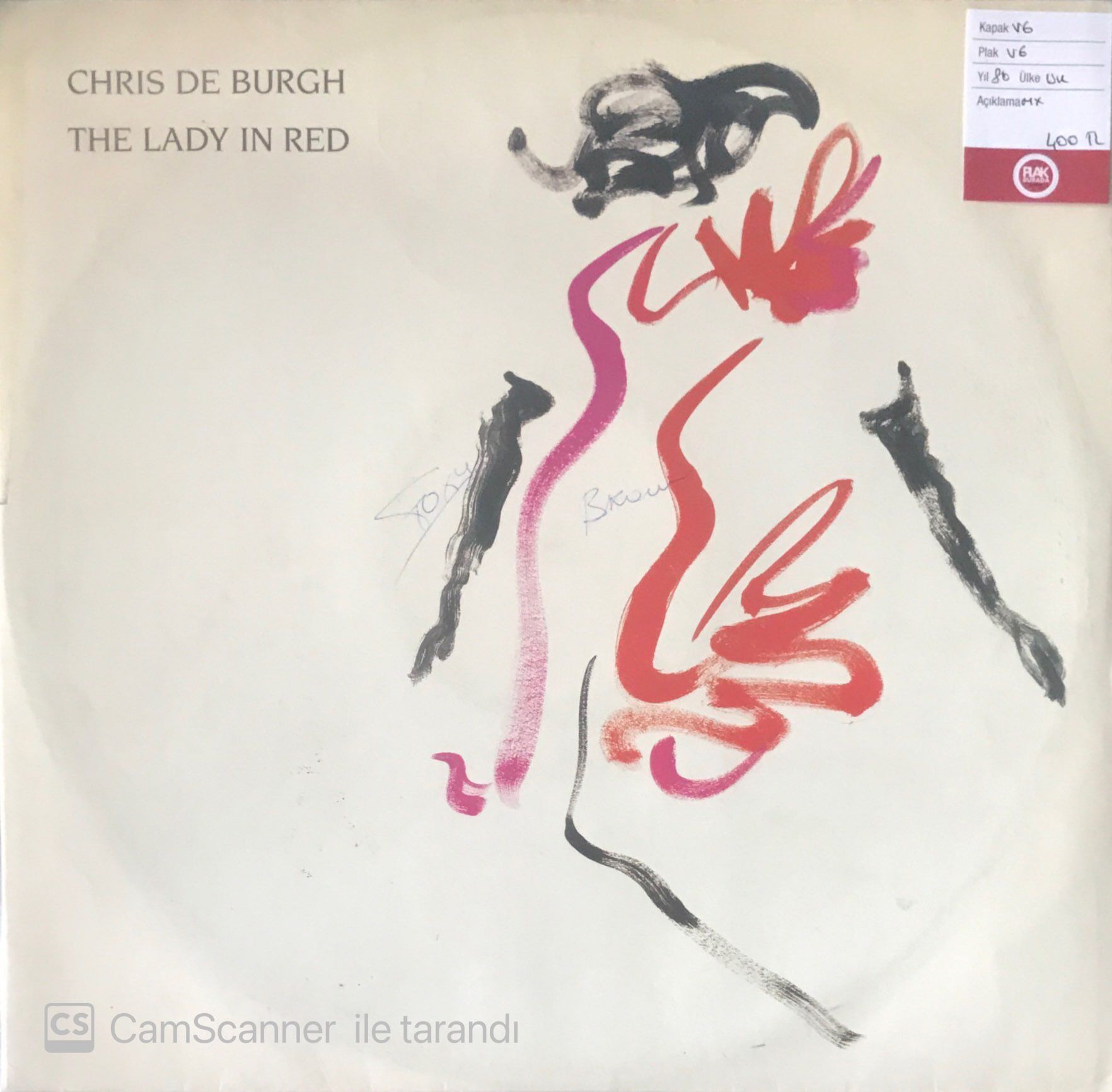 Chris De Burgh - The Lady In Red LP