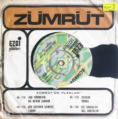 Zümrüt - Siz Erkekler/Gel Unutalım - 45'lik