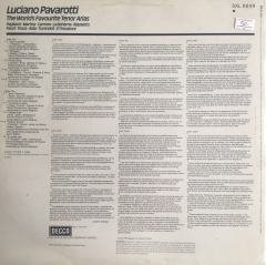 Luciano Pavarotti The World's Favourite Tenor Arias LP
