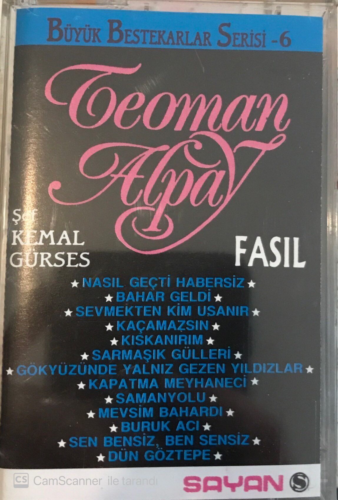 Teoman Alpay Büyük Bestekarlar Serisi 6 KASET