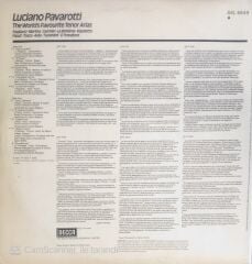 Luciano Pavarotti - The World's Favourite Tenor Arias - LP