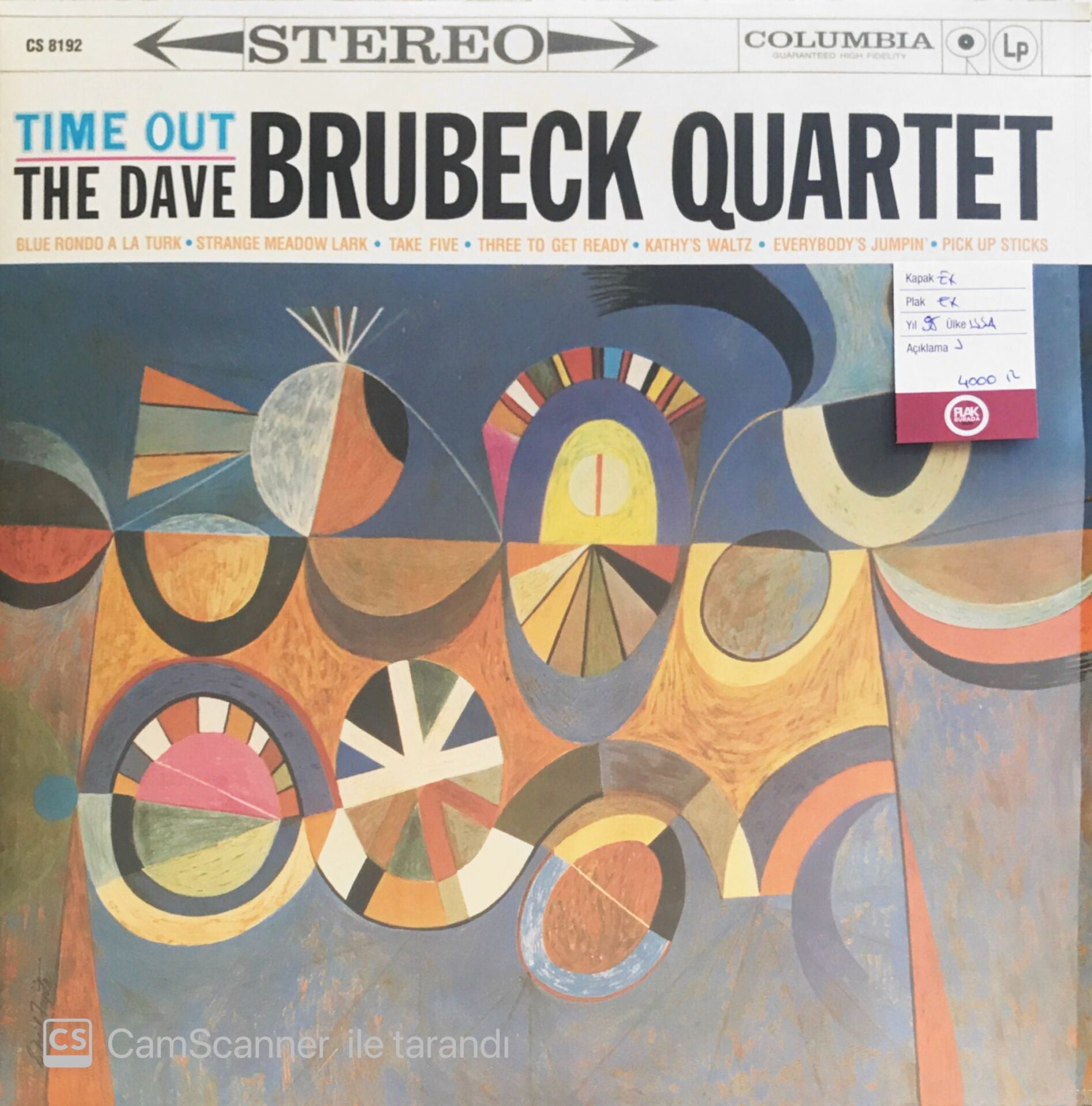 The Dave Brubeck Quartet - Time Out - LP