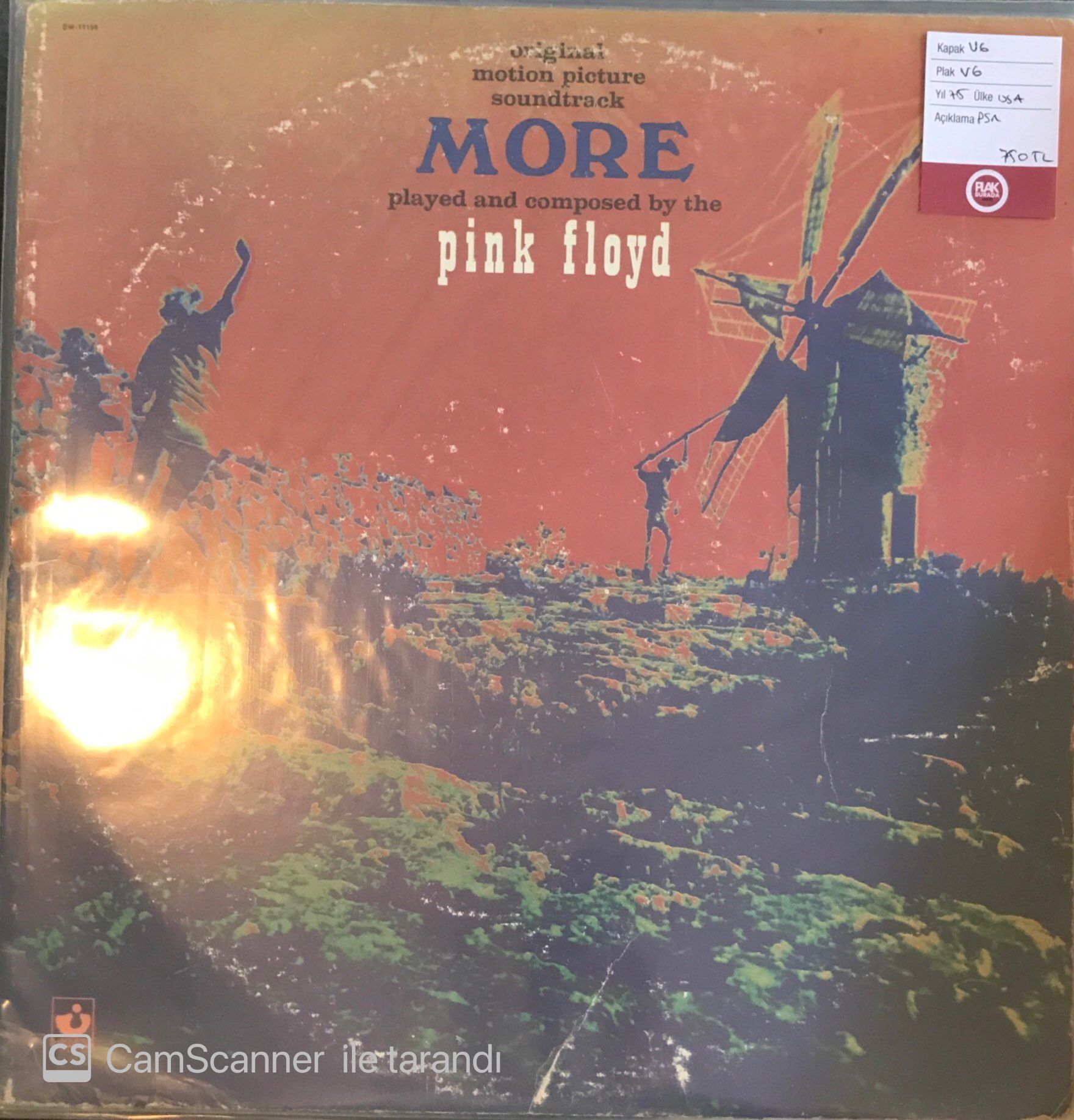 Pink Floyd - Soundtrack From The Film More LP