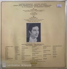 Albinoni Tüzün Stravinski - Hacettepe Üniersitesi Ankara Devlet Konservatuvarı 50. Yıl Konserleri LP