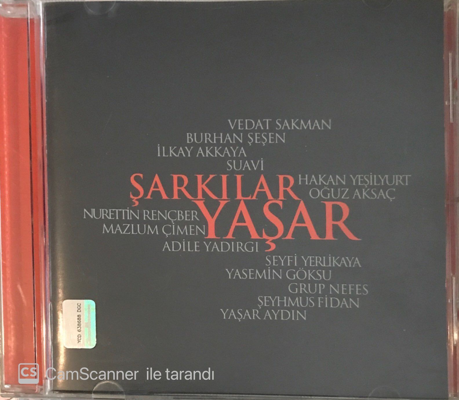 Yaşar Aydın - Şarkılar Yaşar CD