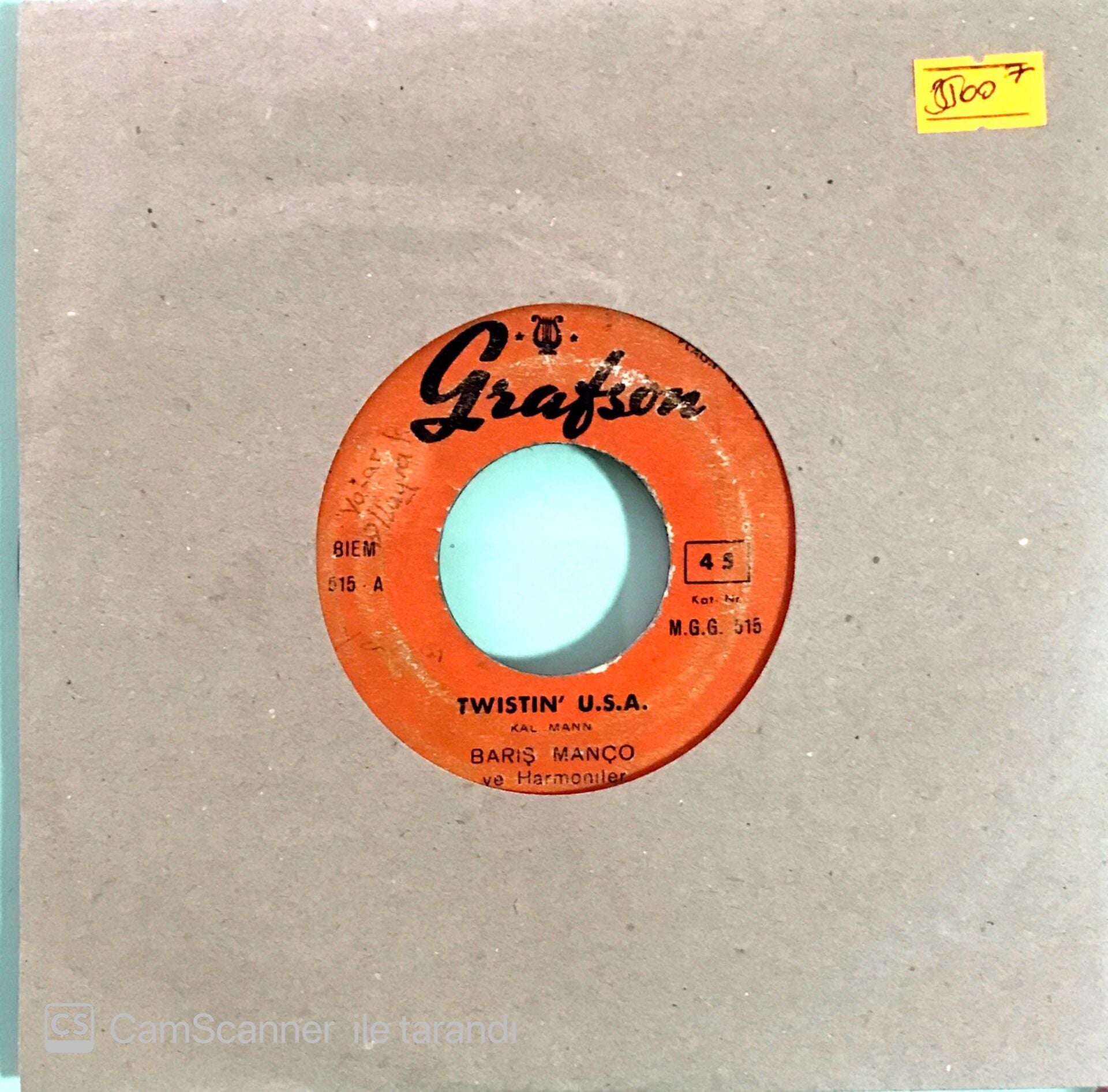 Barış Manço ve Harmoniler Twistin' USA 45lik