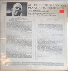 Grieg - Schumann - Piano Concertos LP