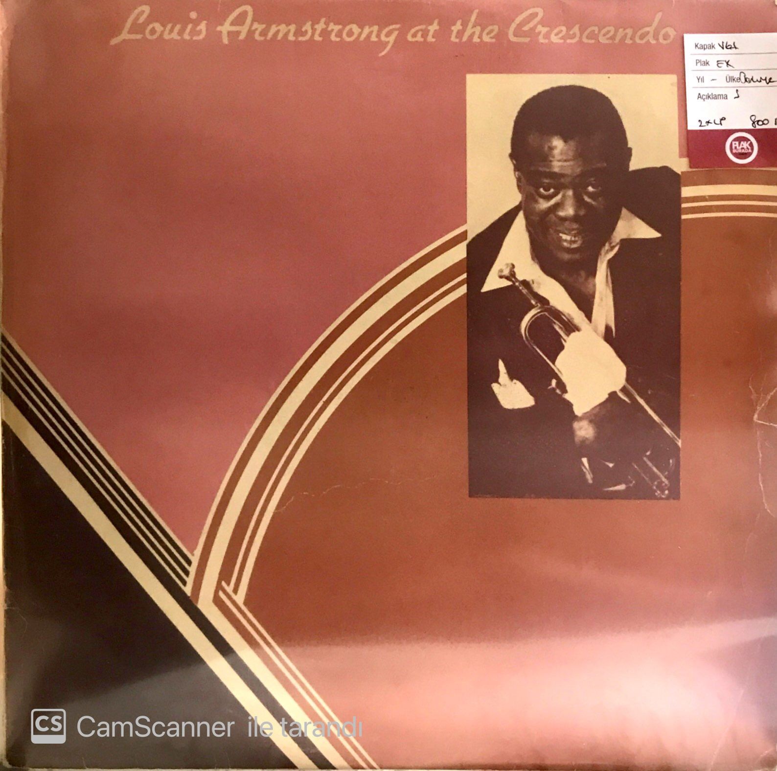 Louis Armstrong at the Crescendo Double LP