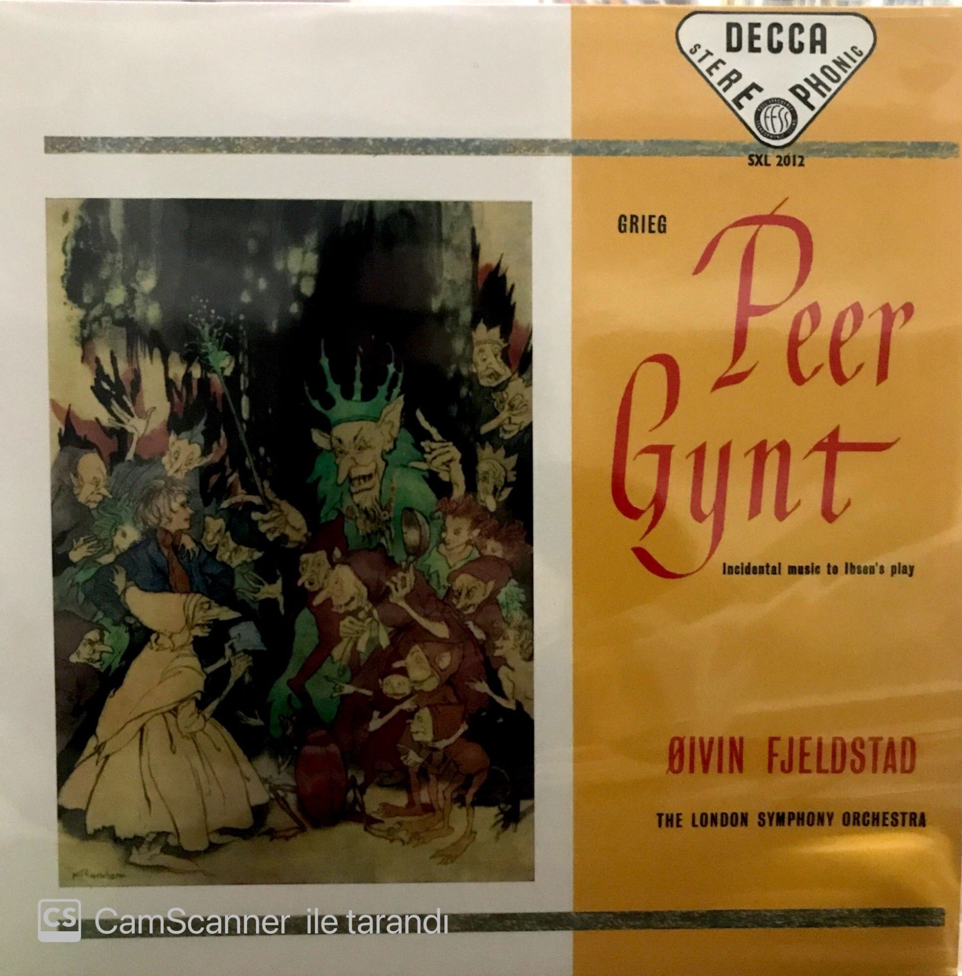 Grieg Peer Gynt LP