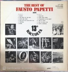 The Best Of Fausto Papetti Sax 13a Raccolta LP
