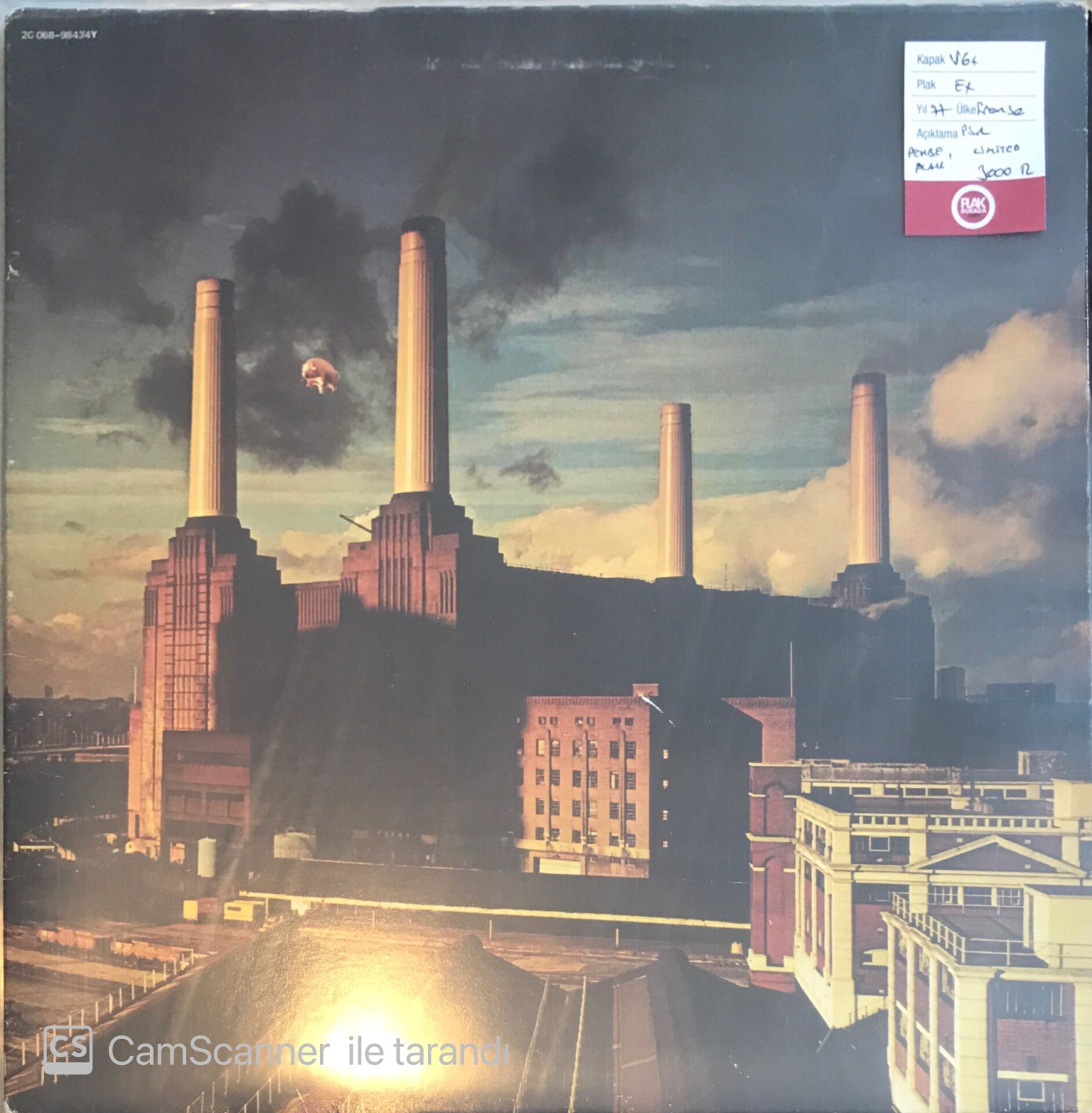 Pink Floyd - Animals LP (Pembe Plak)