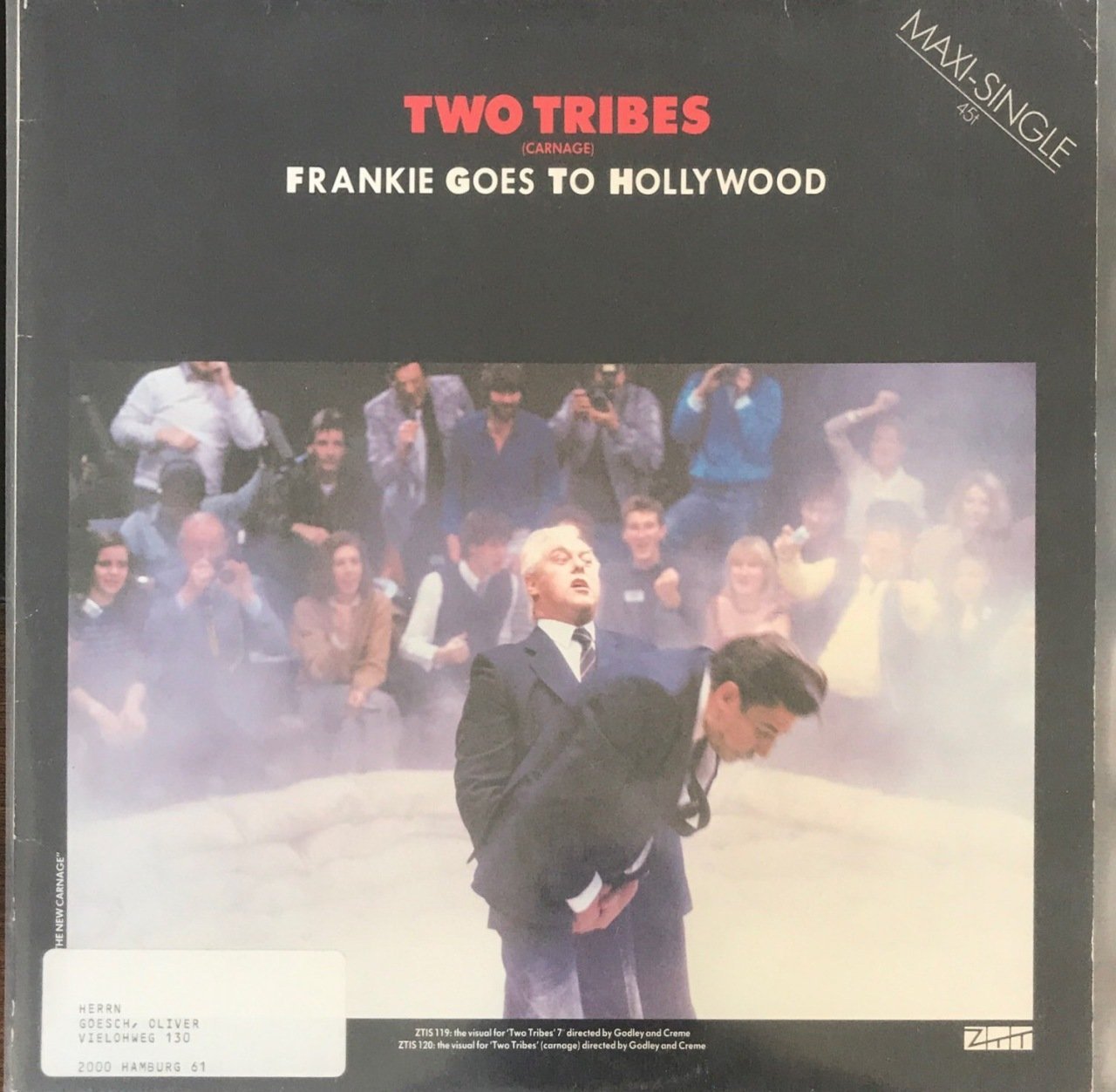 Two Tribes (Carnage) Frankie Goes To Hollywood LP