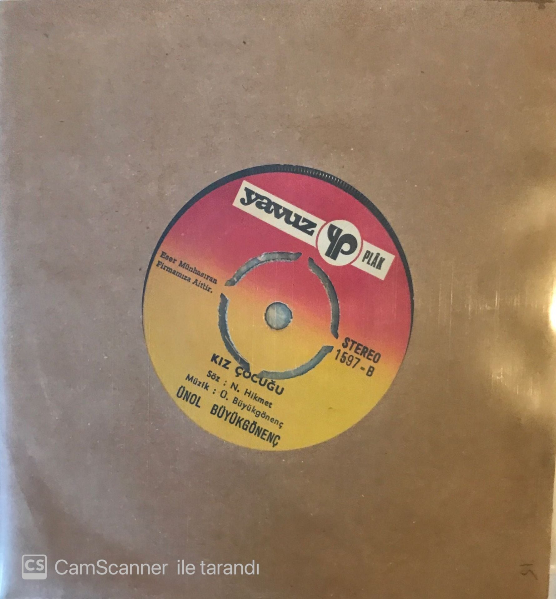 Ünol Büyükgönenç Dışarda Kar Yağıyor 45lik