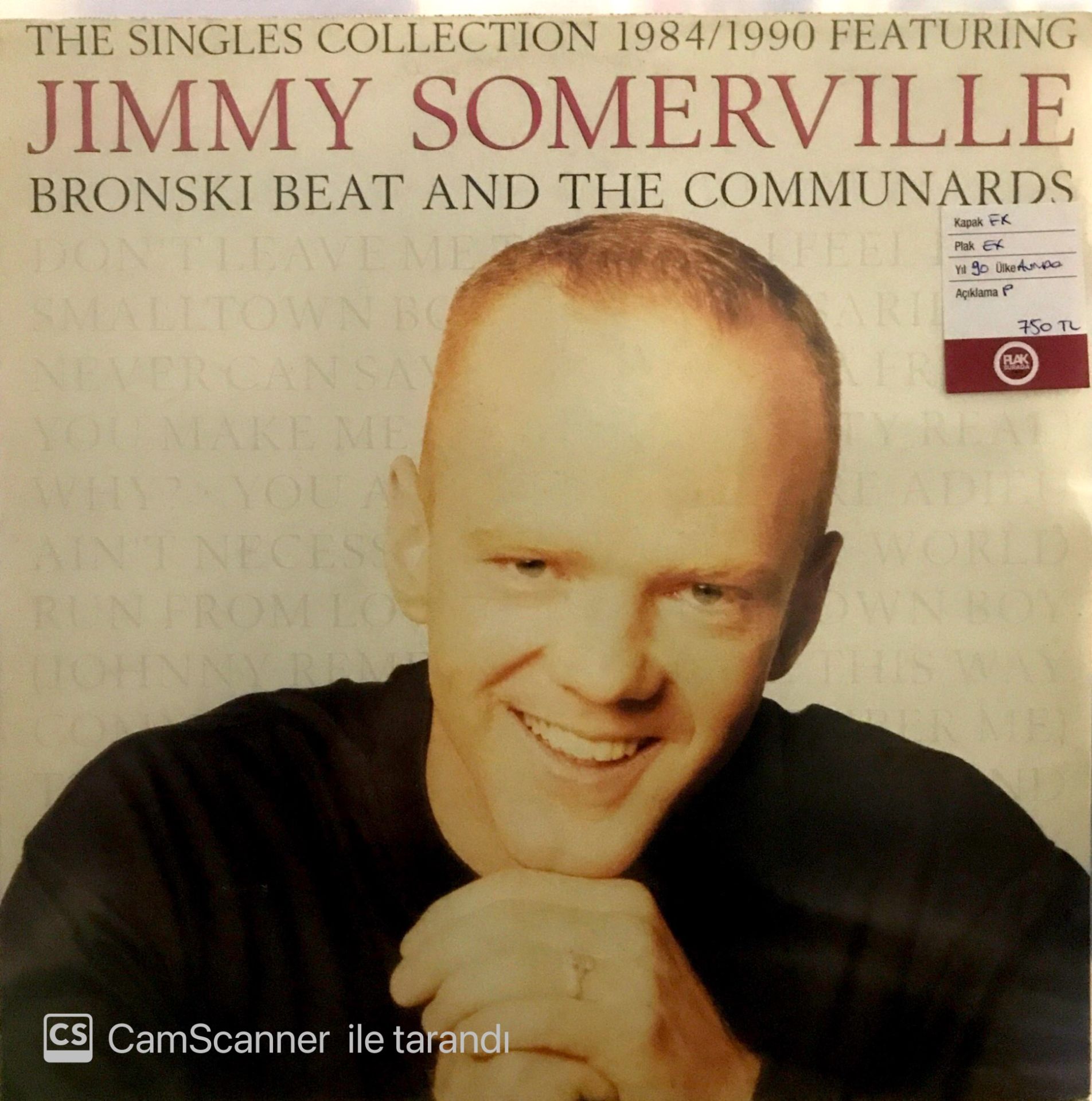Jimmy Somerville LP