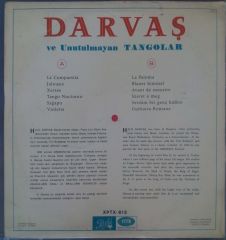 Halil Darvaş ve Unutulmayan Tangolar LP
