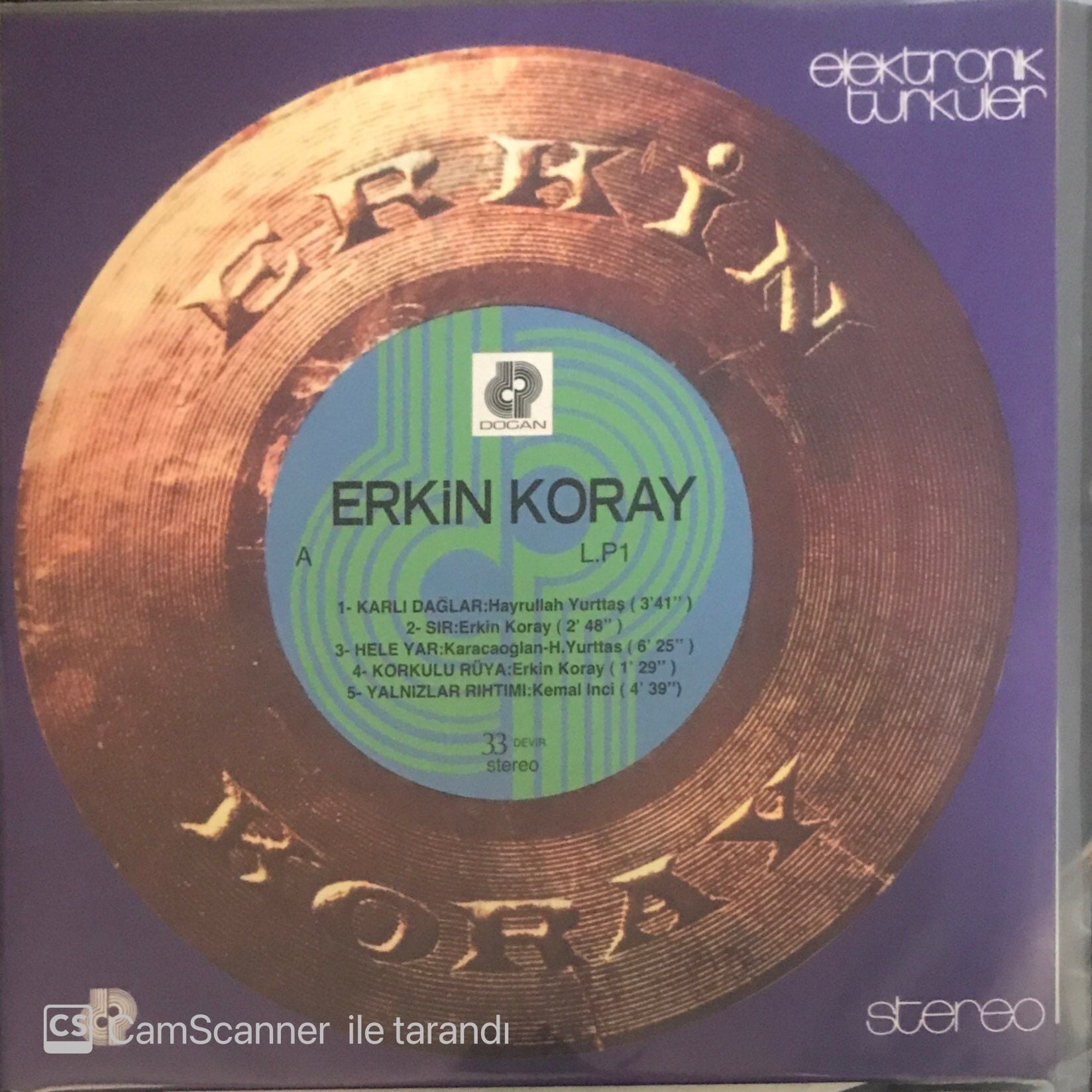 Erkin Koray Elektronik Türküler LP