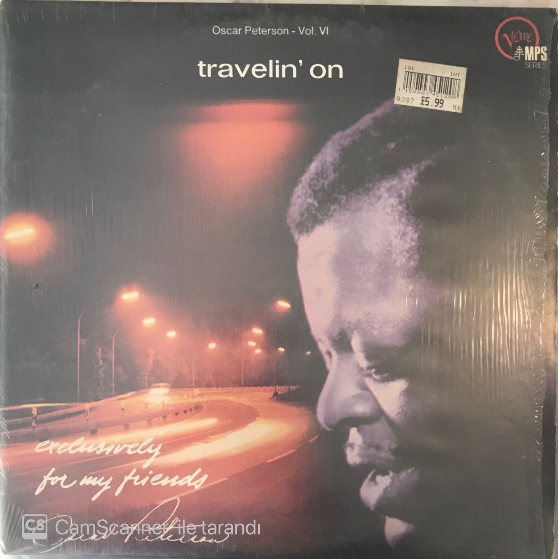 Oscar Peterson Vol VI - Travelin' On LP