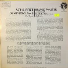 Schubert, Bruno Walter, Stockholm Philharmonic Orchestra ‎ Symphony Nº9 In C LP