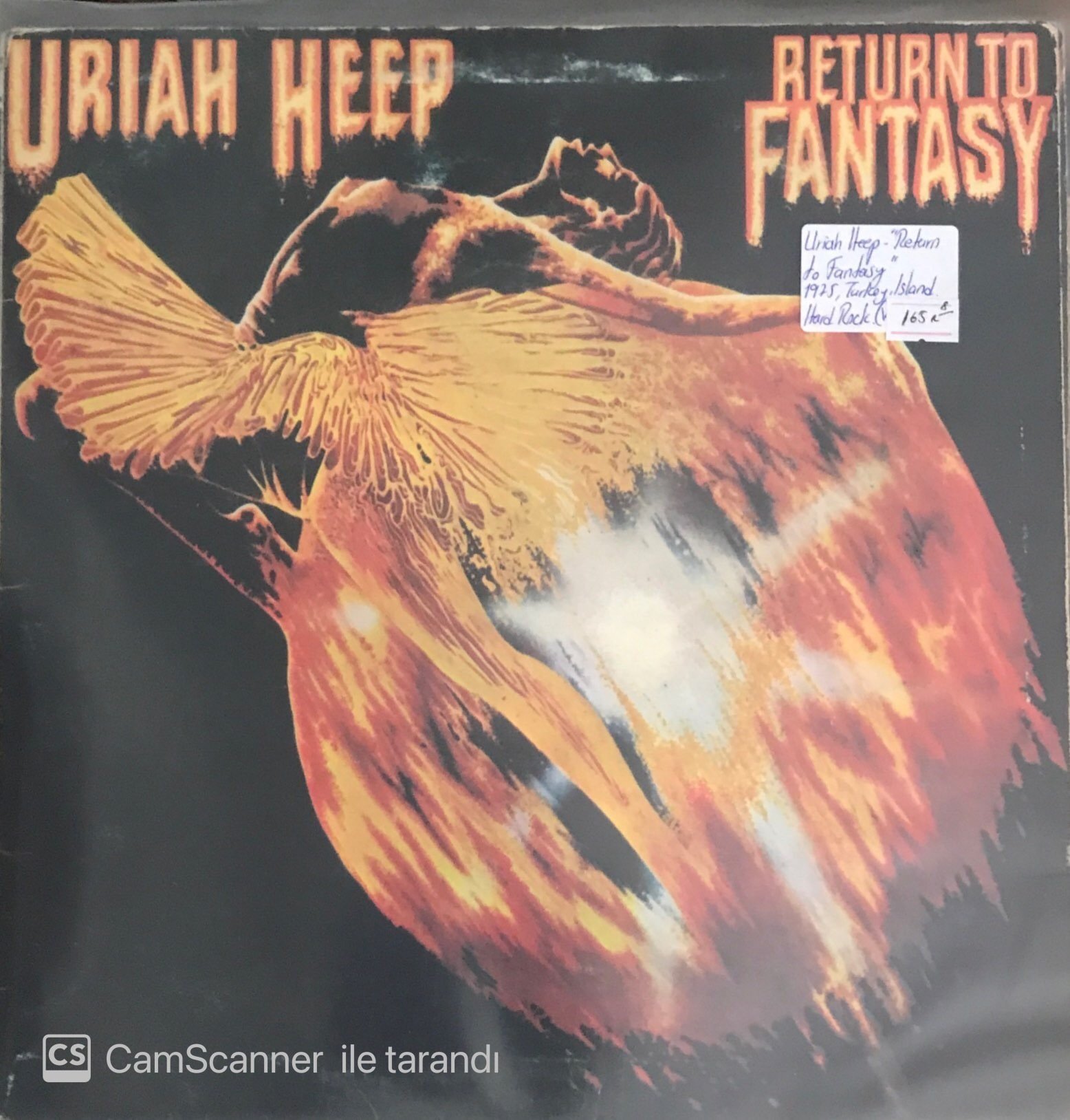 Uriah Heep Return To Fantasy LP Yerli Baskı