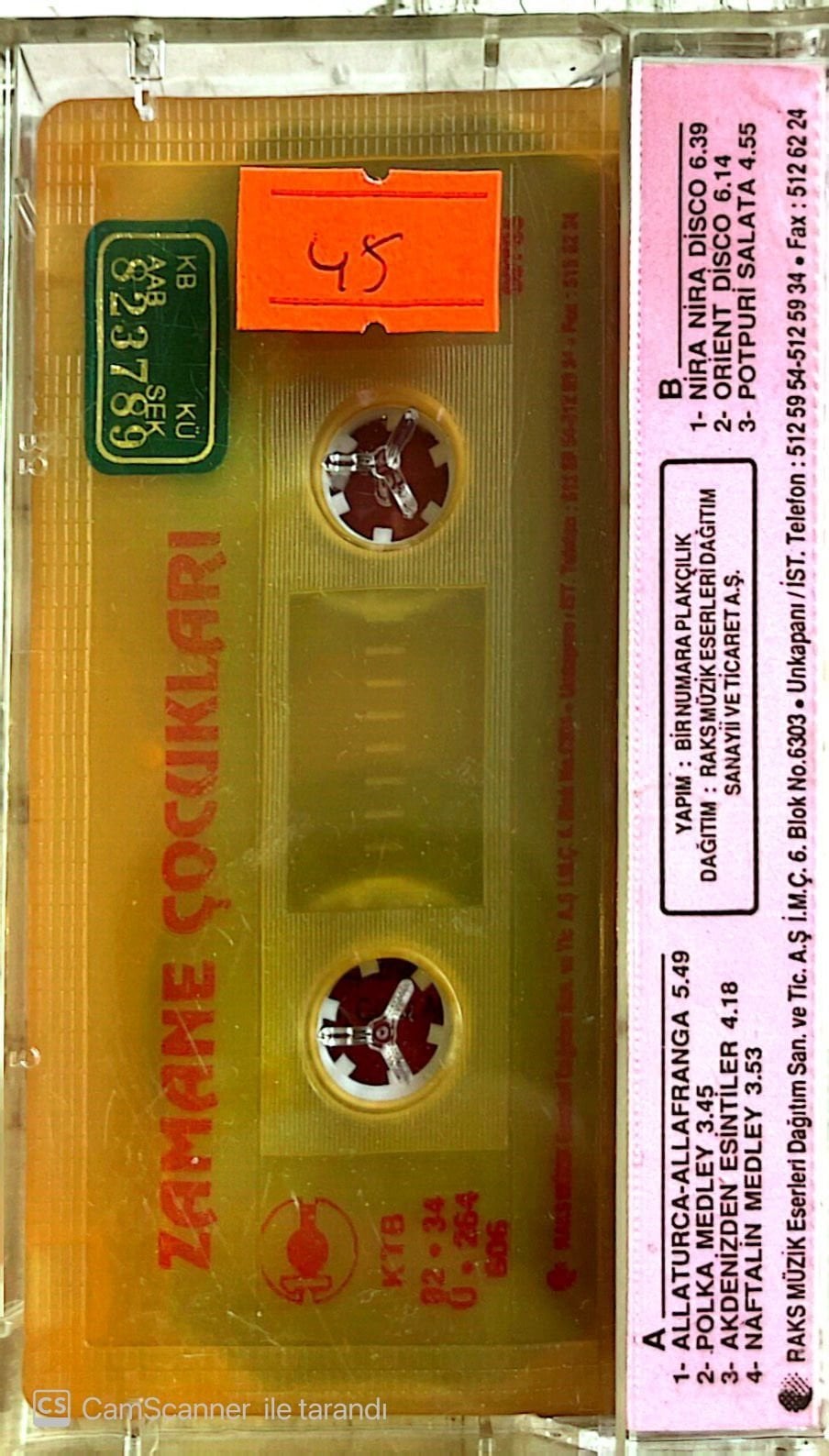 Zamane Çocukları KASET Plak Satın Al
