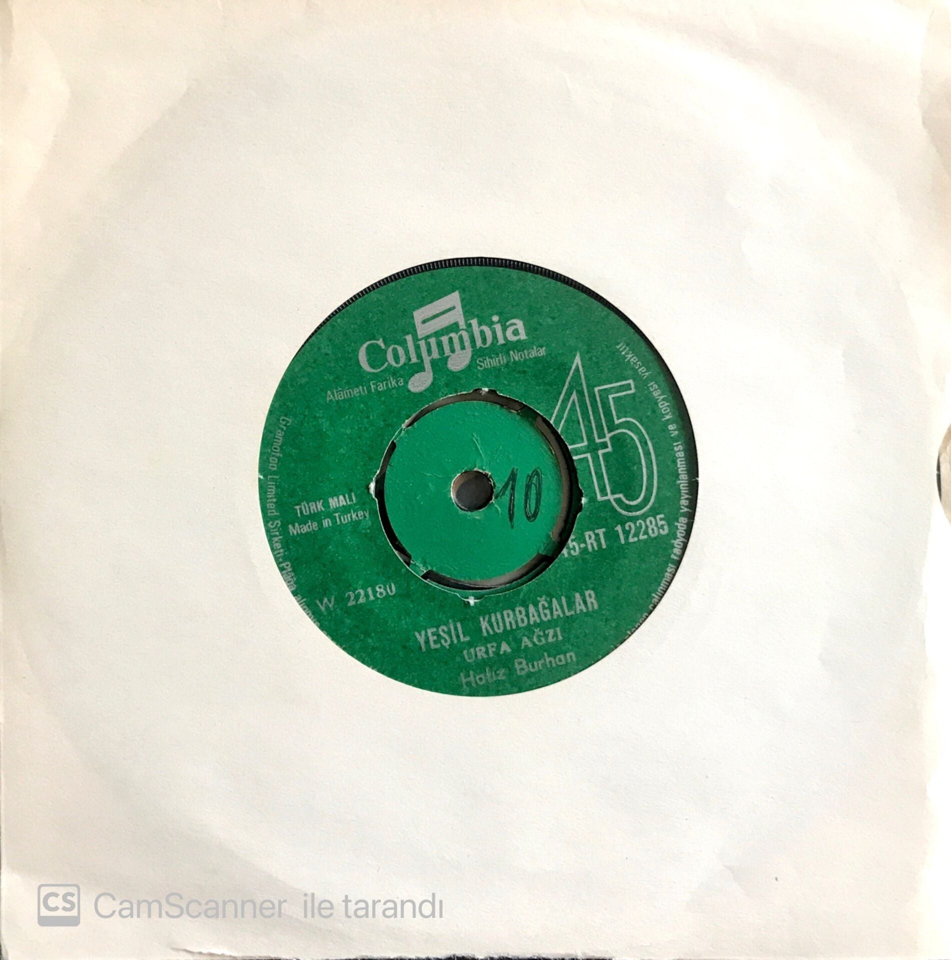 Hafız Burhan Yeşil Kurbağalar 45lik