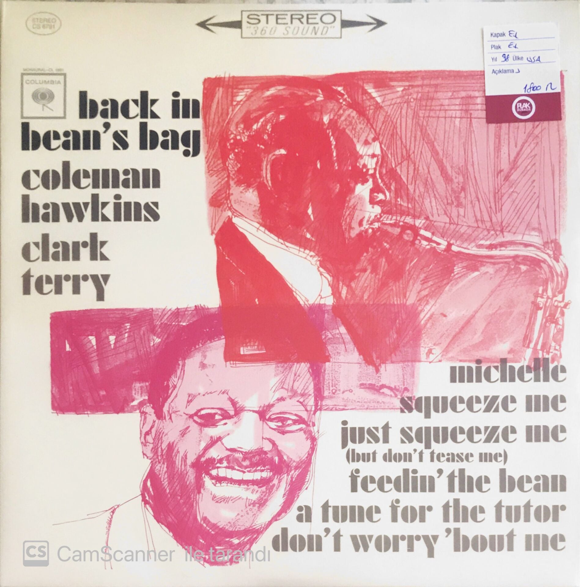 Coleman Hawkins & Clark Terry - Back In Bean's Bag - LP